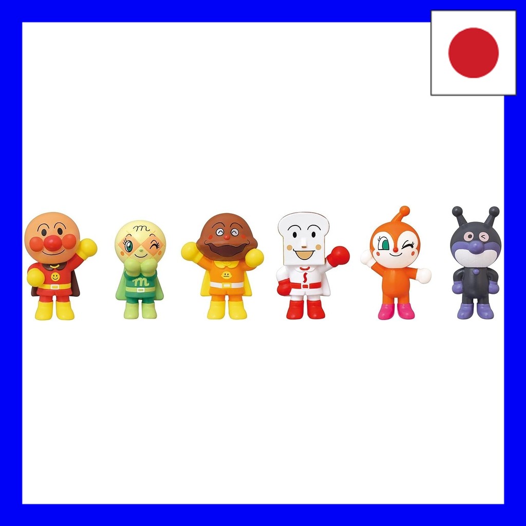 SEGA FAVE Anpanman Museum Series Genki 100 Bye! Friends Set