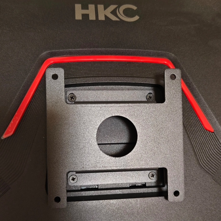 ปรับให้เข้ากับ Groove HKC Huike G24/G25/27H2H3 Monitor คอมพิวเตอร์ Bracket Hole Spacing อะแดปเตอร์บอ