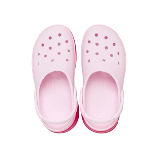 CROCS รองเท้าลำลองผู้ใหญ่ CLASSIC STACKED CLOG รุ่น 211355-6ZQ - DRAGON FRUIT