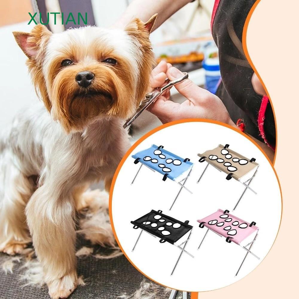 XUTIAN Puppy Nail Clipping Holder, Anti-Scratch Support Frame Pet Grooming Hammock, Professional ทนท
