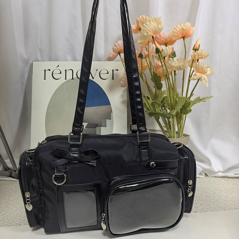 Original Two-Dimensional Baby Bag Girl Transparent Tote Bag