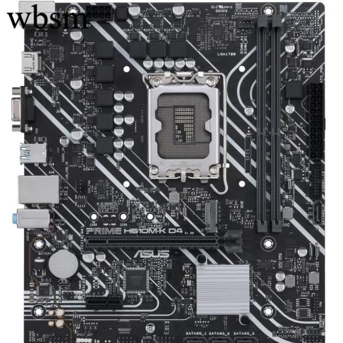 [คอลัมน์เมนบอร์ด] Asus PRIME H610M-K D4 เมนบอร์ด H610M รองรับ 12 13th Generation CPU การประกันคุณภาพ