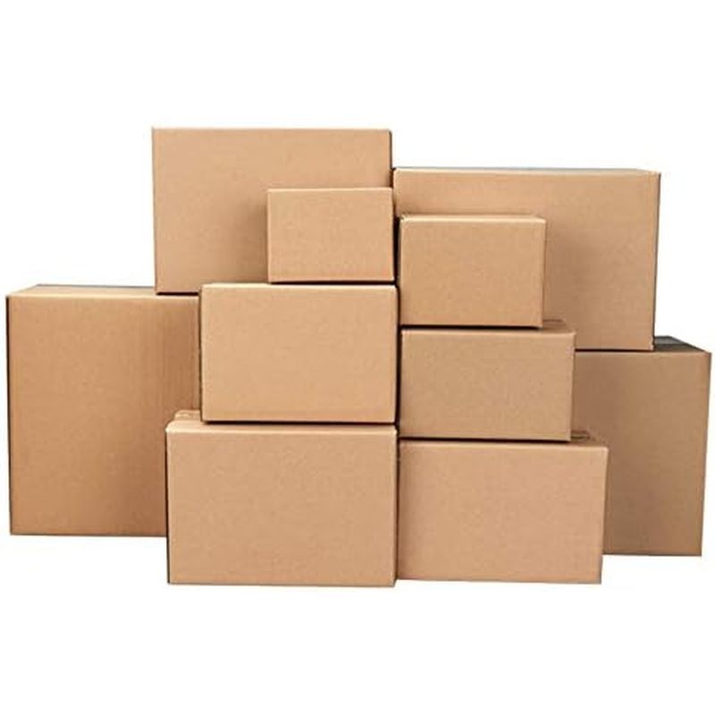 100 แพ็คกล่องกระดาษกระดาษแข็ง Mailing Packing Shipping Box กล่องกระดาษลูกฟูก (6 x 4 x 4 นิ้ว)
