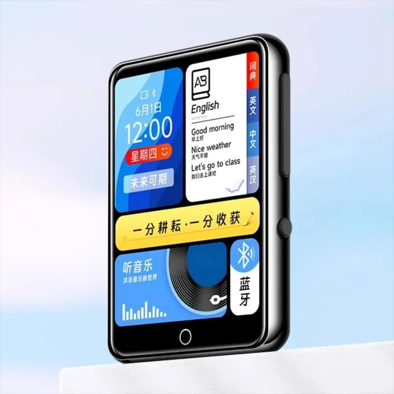 เครื่องเล่น MP3 MP4 บลูทูธแบบพกพาขนาด 2.4 นิ้ว 16G สําหรับ Fanmu ใช้สําหรับการเล่นการฟังและดนตรีภาษา