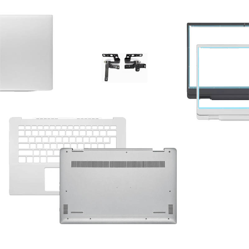 แล็ปท็อปใหม่สําหรับ Dell Inspiron 14 5490 5498 LCD ปกหลังด้านหน้า Bezel Palmrest ด้านล่างบานพับ Top 