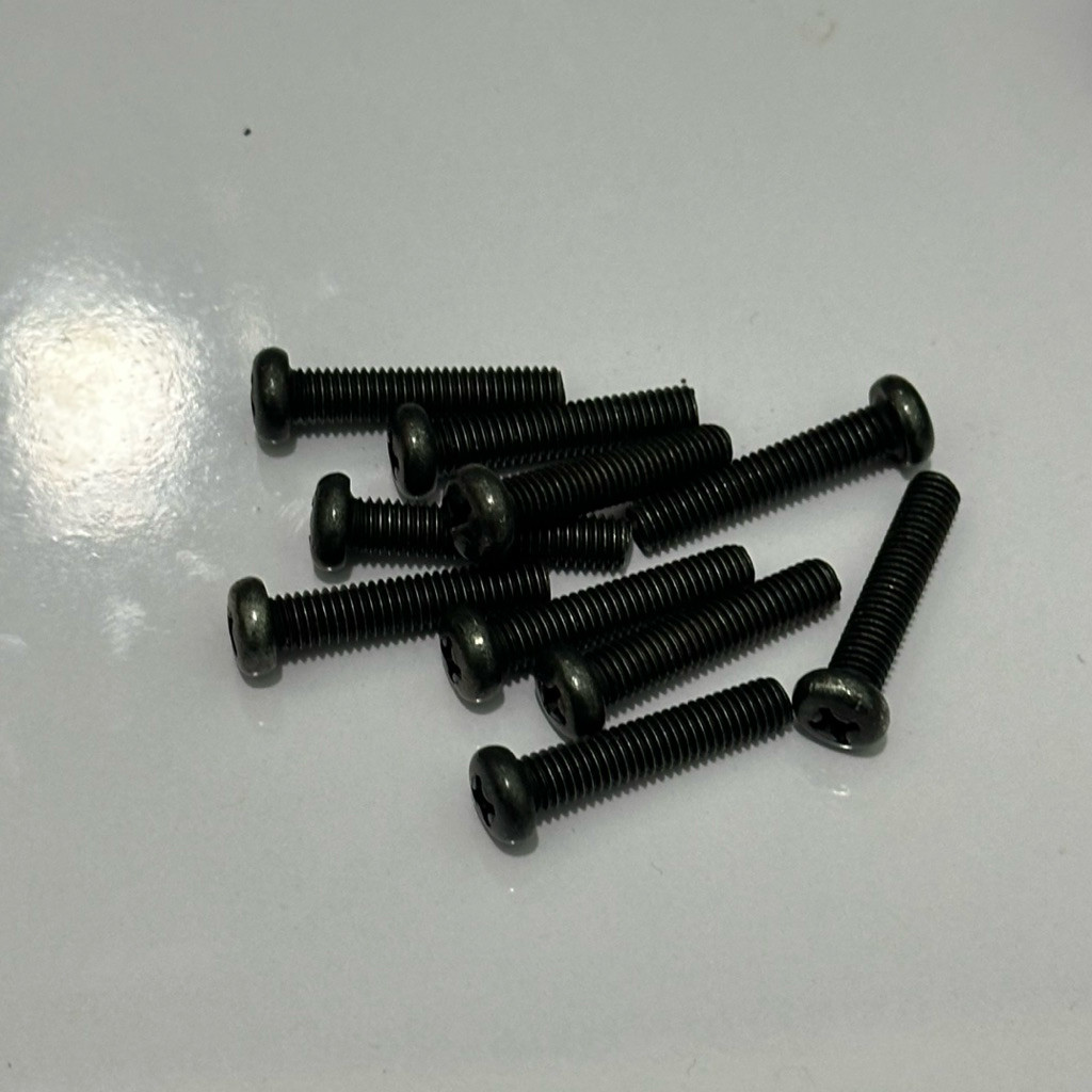 10pcs 8 JP BOLTS 2.5 ซม.LENGTH M8X25 STEEL BOLTS รถจักรยานยนต์รถ BOLTS x MBS INDO WHOLESALE