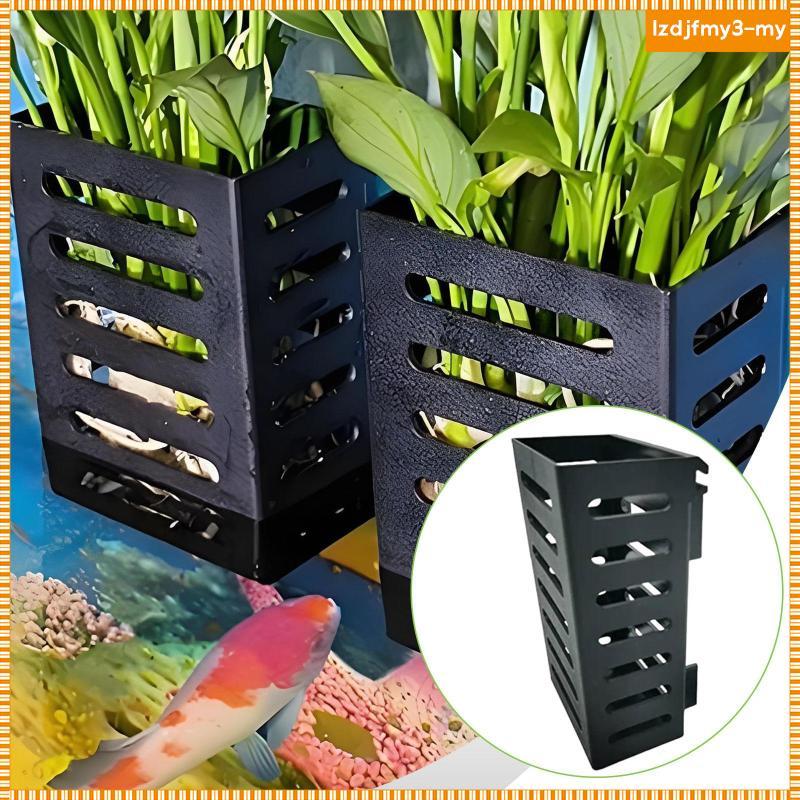 [LzdjfmyebMY] 2-6pack Aquarium Plant Holder Indoor Decor Aquatic Plant Pot Decor