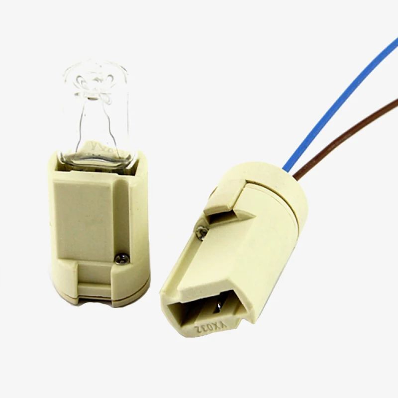 5 ชิ้น G9 หลอดไฟ LED ซ็อกเก็ต 250V 2A 18 ซม.ซ็อกเก็ตเซรามิค G9 ประเภทหลอดไฟฮาโลเจนสําหรับ G9 หลอดไฟ 
