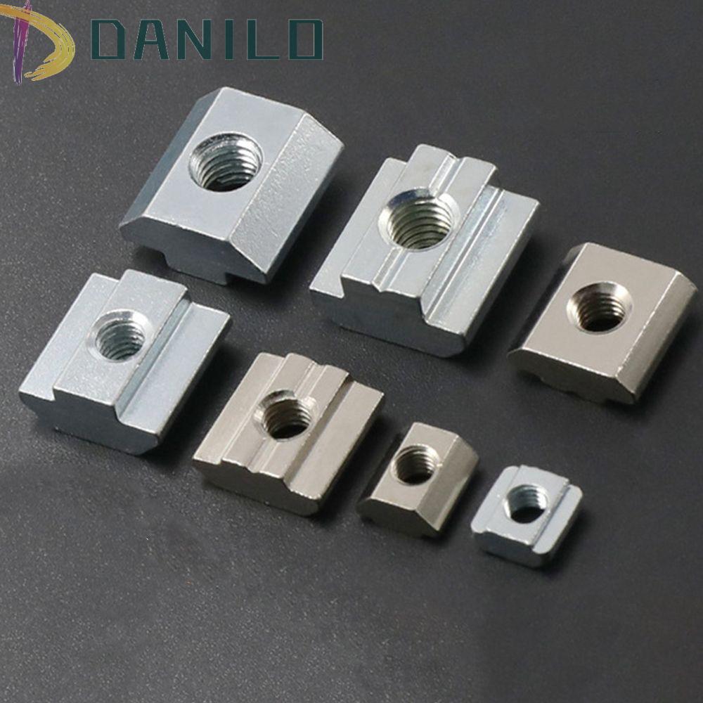 DANILO Hammer Nut 2020 3030 4040 4545 20PCS Square T Block T Slot Nut