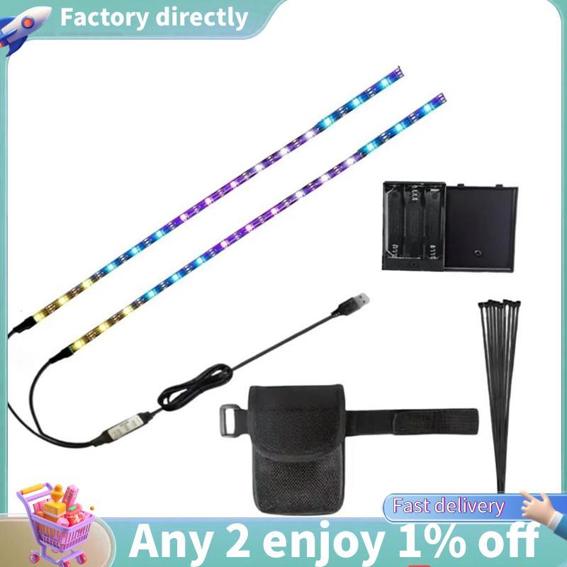 E7-RGB ไฟ LED Strip RGB ไฟ LED Strip สําหรับสกู๊ตเตอร์จักรยานไฟเตือนความปลอดภัย,สําหรับ Night ขี่กลา