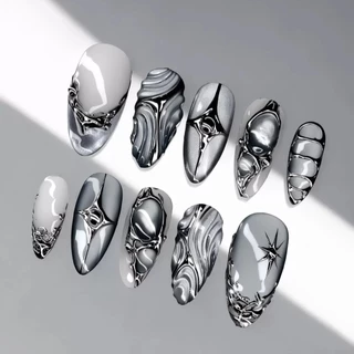 Non wipe SPOT Black Gel เนื้อเจลสีดำ Organail สำหรับขัดผงเล็บโดยเฉพาะ 5-15g -NT nail