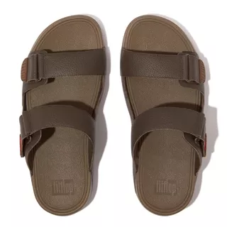 FITFLOP GOGH MOC รองเท้าแตะแบบสวมผู้ชาย รุ่น L05-092 สี Dark Brown