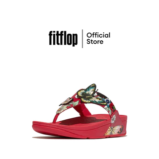 FITFLOP LULU X PHANNAPAST FAIRY BOUQUET รองเท้าแตะแบบหูหนีบผู้หญิง รุ่น Y1A-D41 สี RED