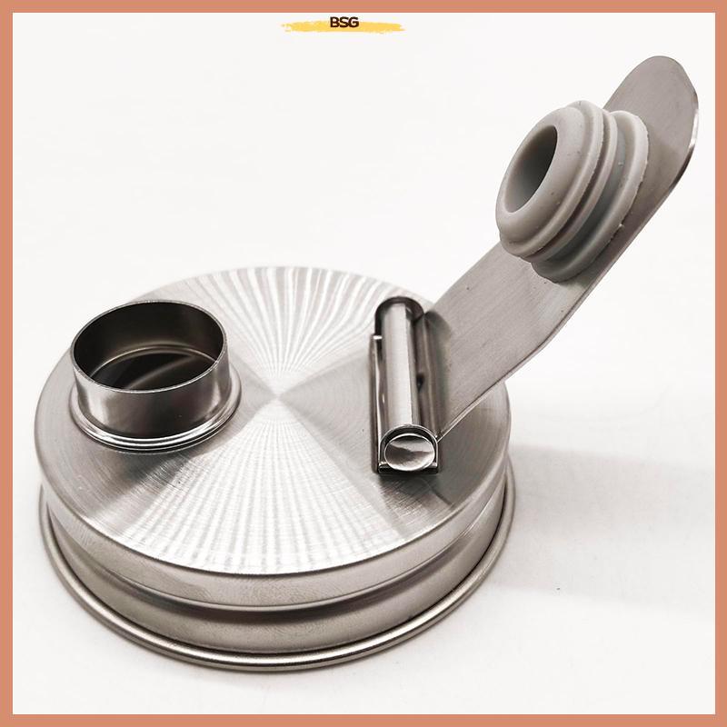 BSG ปกติปากสแตนเลส Pour Spout Flip Cap สําหรับ Glass Ball Jars BSG