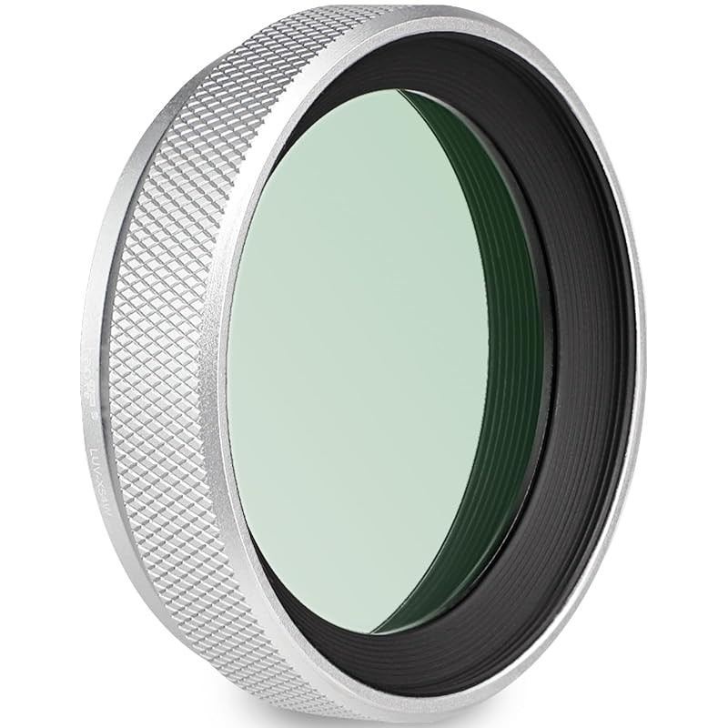 Haoge LUV-X54 Metal Lens Hood with Integrated MC UV Filter Protection for Fujifilm X100VI/X100V Came