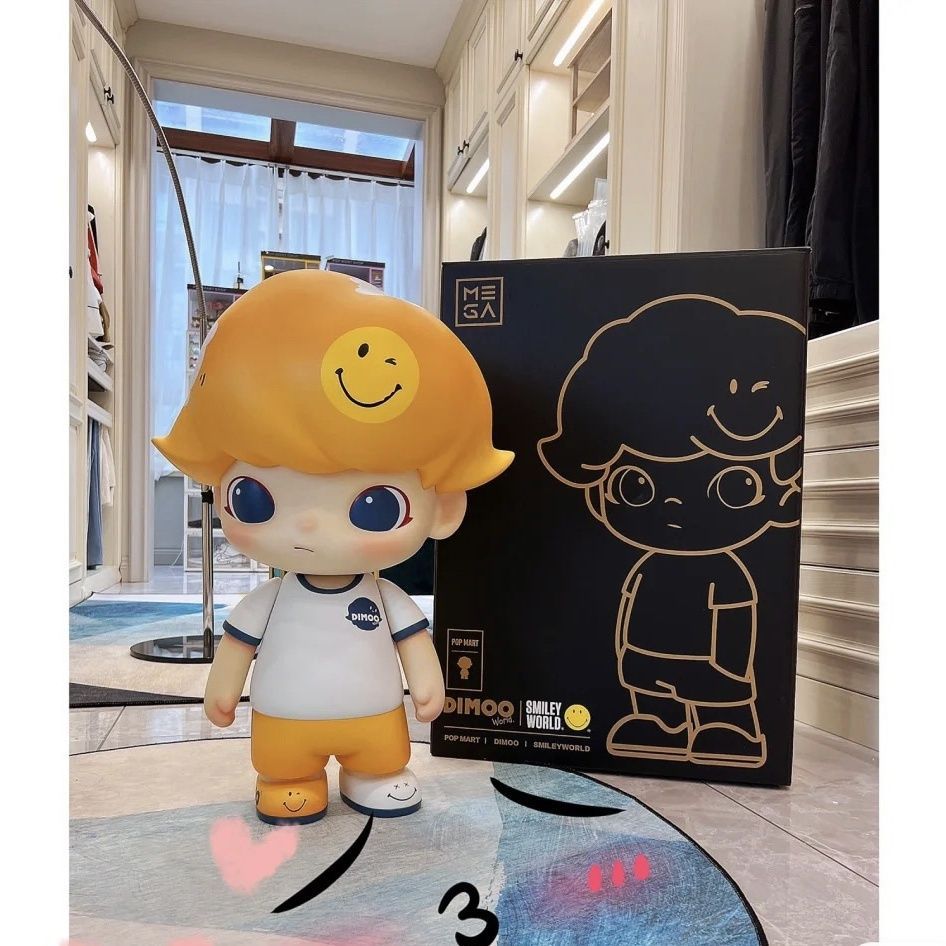 Pop Mart DIMOO1000 Buzz Mystery Box Quartet รูปเริ่มต้นลูกตุ้ม Series ห้องนั่งเล่น