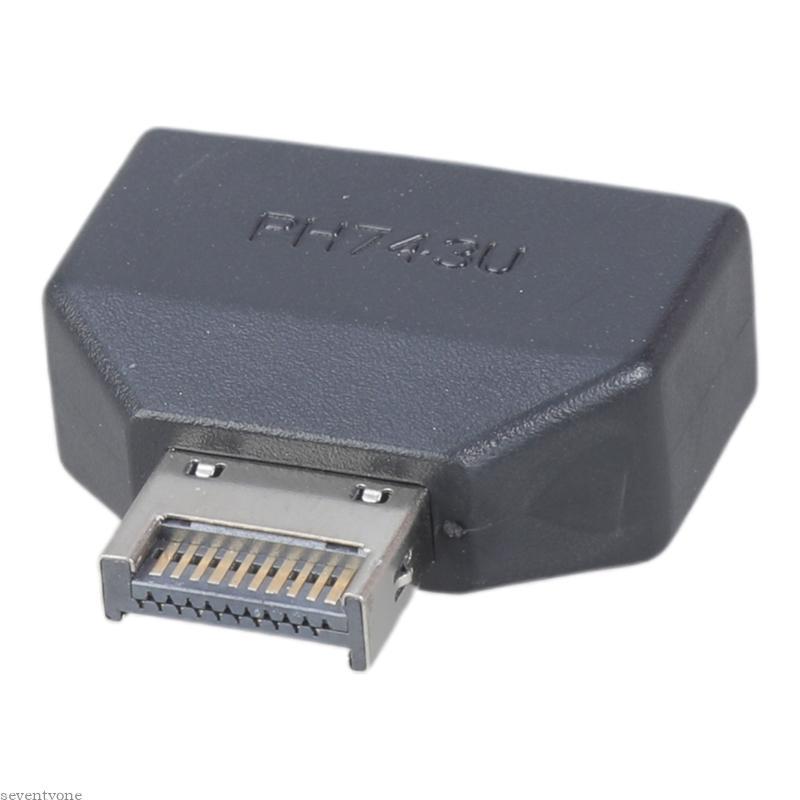 SV USB 3 0 19Pin 20Pin Header Extension Cable Converter สําหรับเมนบอร์ด Type C