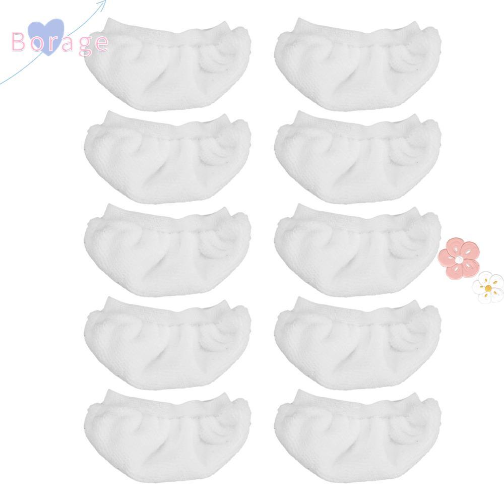BORRAONE 10 ชิ้น Steam Cleaner ผ้าไมโครไฟเบอร์,ไมโครไฟเบอร์สูง Absorbency Steam Cleaner Mop Pads,ล้า