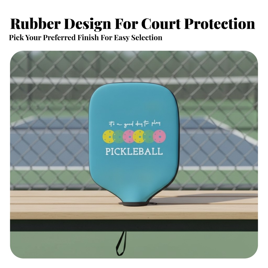 Pickleball Paddle Cover Safeguarding Pickleball Paddle Case Zippered Sturdy สําหรับขนส่ง