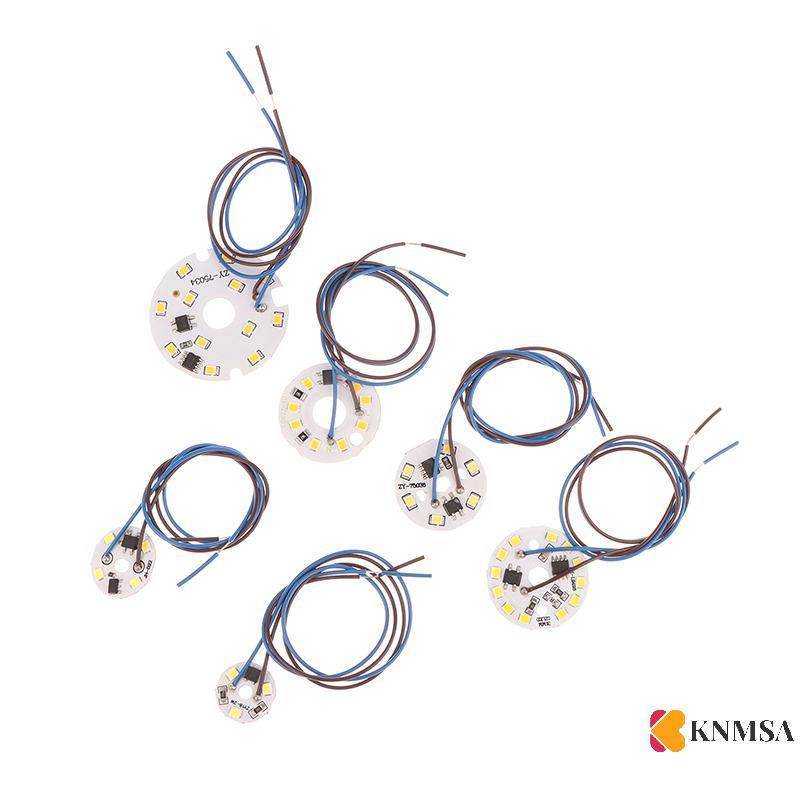 KNMSA] 2W Nintendo 6W AC 220V วงกลมจี้ปรับปรุง Patch Cool คอเต่าโคมไฟสีขาวอบอุ่นลูกปัดสําหรับหลอดไฟไ