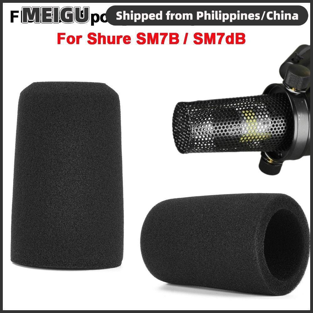 MEIGU 1pcs ไมโครโฟน,เปลี่ยน Flocked ฟองน้ําโฟม Mic กระจก, Professional Windproof Pop Filter สําหรับ 
