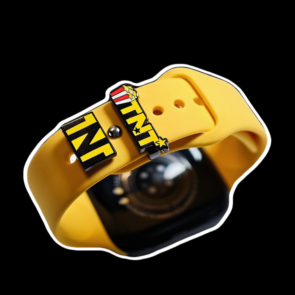 เหมาะสําหรับ iwatch9S8SE Apple Strap Studs TNT Times Youth League Peripheral Support Popcorn ตกแต่งห