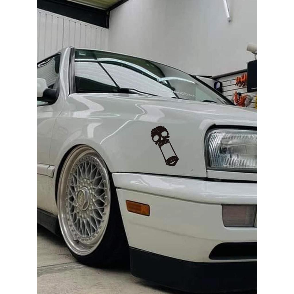 One Piece BROOK Nose Song BROOK King of the Soul Lacquer Glass Window Electric Car Motorcycle Sticke