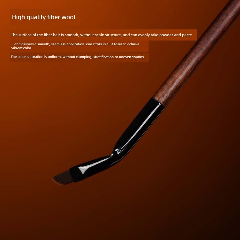 แปรงปัดแป้ง แปรงรองพื้น Yijiang ฤดูใบไม้ผลิสีแปรงแต่งหน้า Y11 พับมุม Sickle อายไลเนอร์ตาลงแปรง Fine 