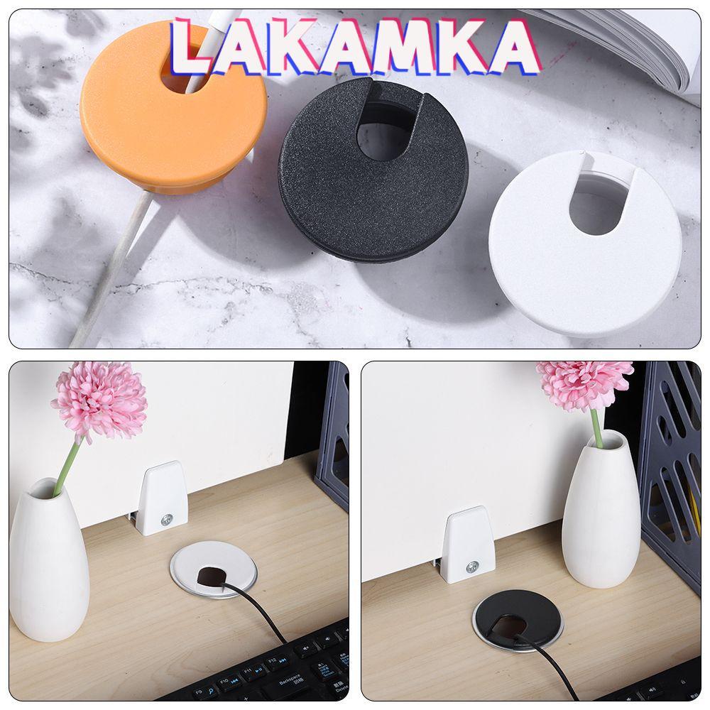 LAKAMKA 35/50 มม.คอมพิวเตอร์ Grommet Tidy Buckle Line Organizer Office Line Box