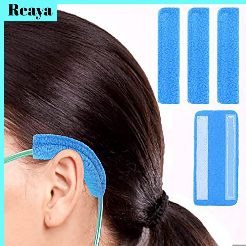 REAYA Oxygen Cannula Cushion, Polar Fleece Oxygen Supplies Nasal Cannula Ear Cushions, Universal Sof
