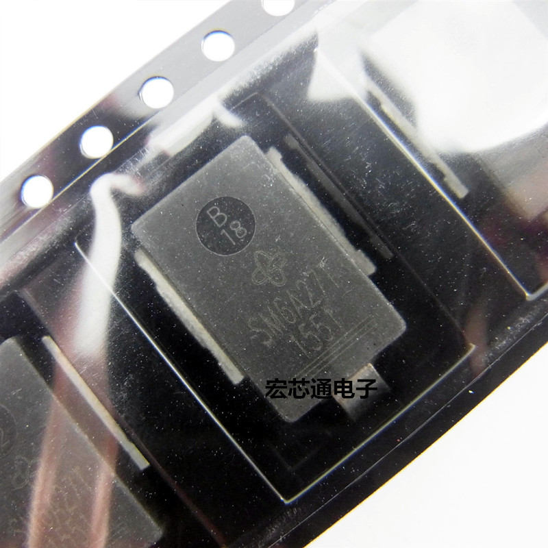 ยี่ห้อใหม่ SM5A27T SM6A27T SM8A27T รถ TVS Instant Suppression Diode Patch DO-218