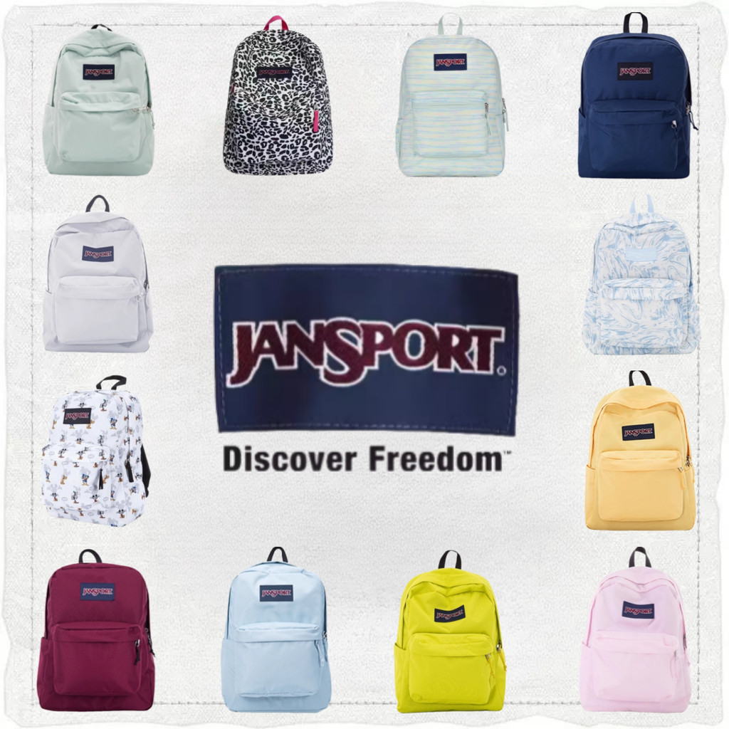 เคาน์เตอร์ของแท้ JanSport JanSport JanSport กระเป๋าเป้สะพายหลังผู้ชายผู้หญิงสไตล์เดียวกัน Junior Hig