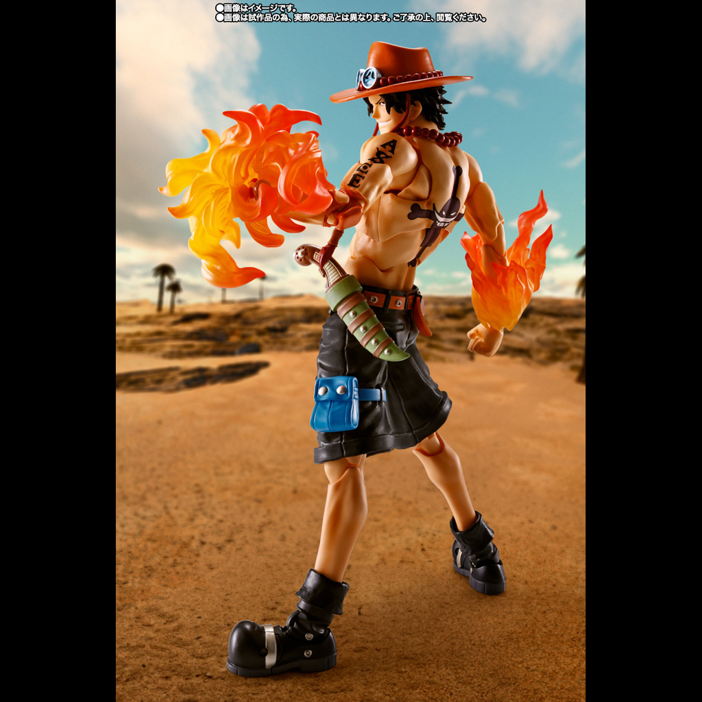 Bandai Soul Limited SHF One Piece One Piece Fire Fist Ace Portkas D Ace สต็อกพร้อม