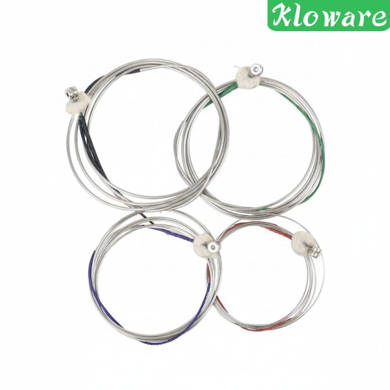 [Kloware] Metal-Wound Wound Bass Guitar Strings Bright Tone Metal-Wound Wound Bass Strings Rust-Resi