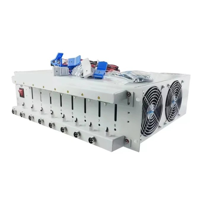 CUVH Zketech EBC-X 8-channel มัลติฟังก์ชั่อิเล็กทรอนิกส์โหลดเครื่องทดสอบแบตเตอรี่ 10A ชาร์จ 10a Disc