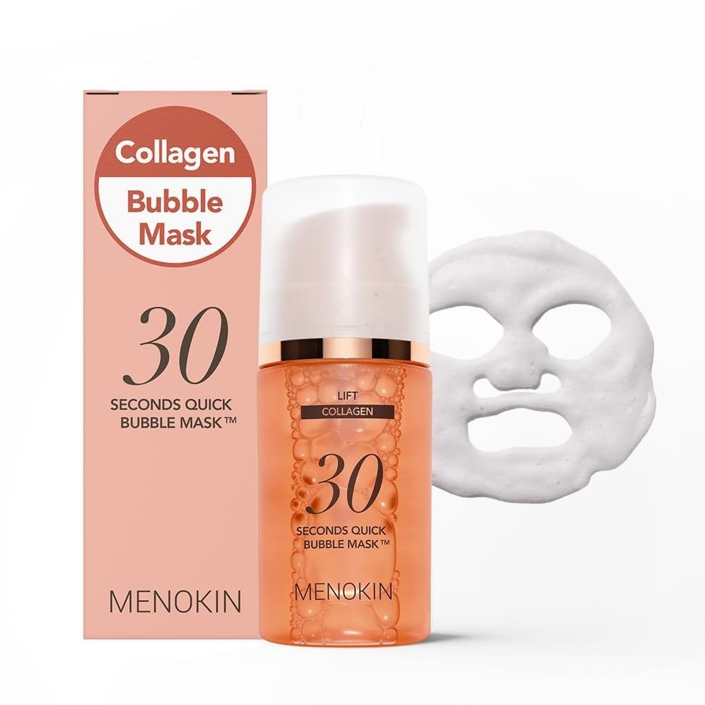 MENOKIN 30 วินาที Bubble Mask Lifting Firming, Collagen Firming Mask, 2.36oz 5EXK