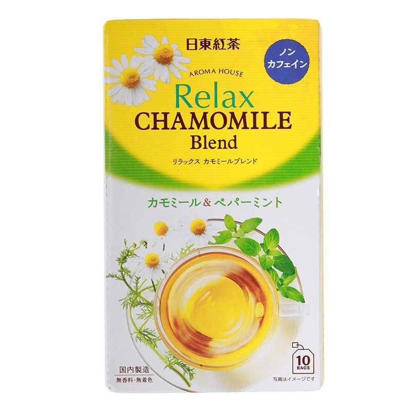 นิตโต้ชาคาโมมายล์ผสมเปปเปอร์มินต์ 15กรัม Nittoh Chamomile Blend 15g. [หมายเลขบาร์โค้ด 4902831501830]