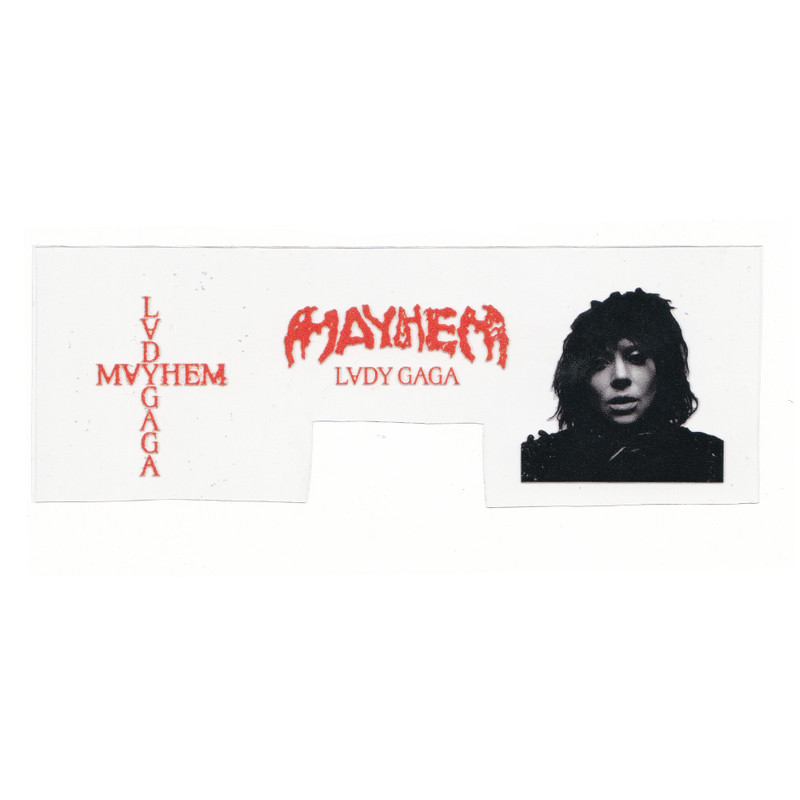 Lady gaga lady gaga Star Merchanded MAYHEM อัลบั้มคริสตัล Transfer สติกเกอร์