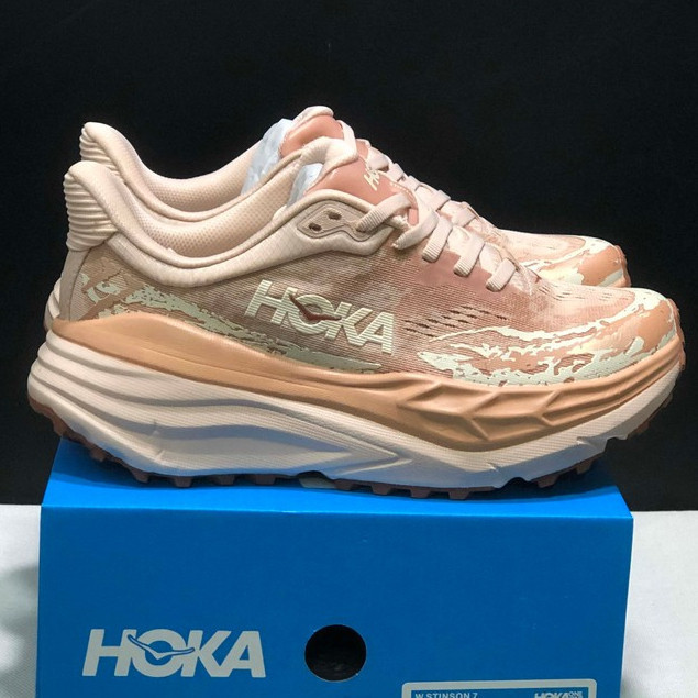 Hoka Stinson 7 สําหรับผู้ชายและผู้หญิงรองเท้ากีฬา Hoka Clifton 9 รองเท้าวิ่ง 1141531-CRMS J8L2 F5BZ