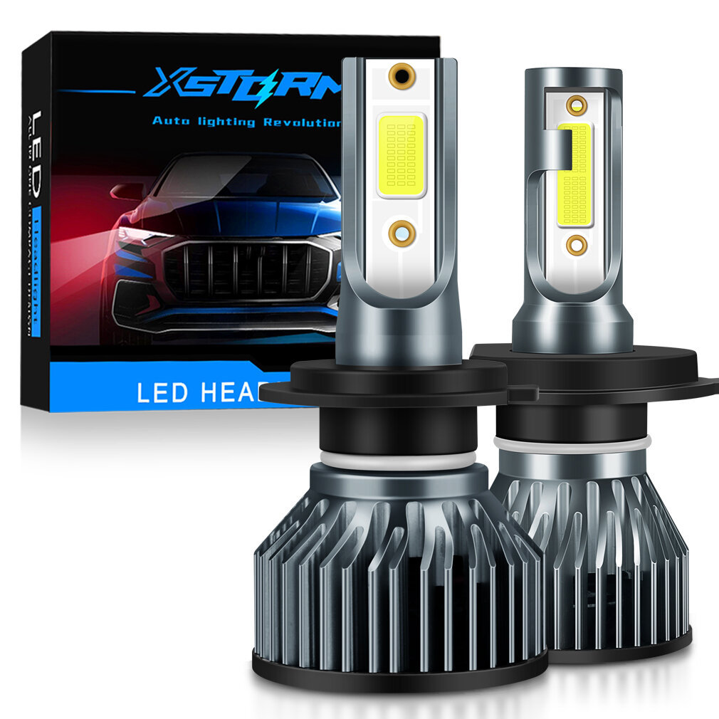 XSTORM Mini ไฟหน้ารถ H1 H4 H7 หลอดไฟ LED H8 H11 9005 HB3 9006 HB4 9004 HB1 907 HB5 H13 ไฟ LED 15000L