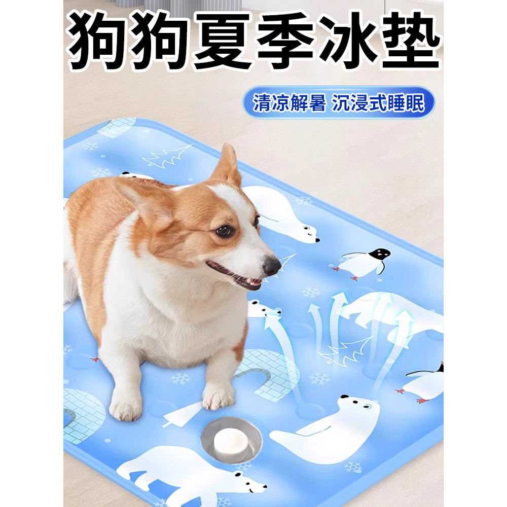 สุนัข Cooling Ice Pad ฤดูร้อน Cooling Pad Cooling Pad Cool Mat Kennel Pad Sleeping Tear-Proof Bite-P