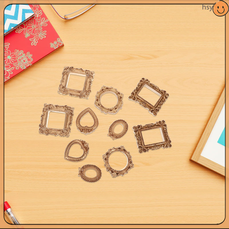 Mini กรอบรูปเครื่องประดับ Minature Gold น่ารัก huyisheng