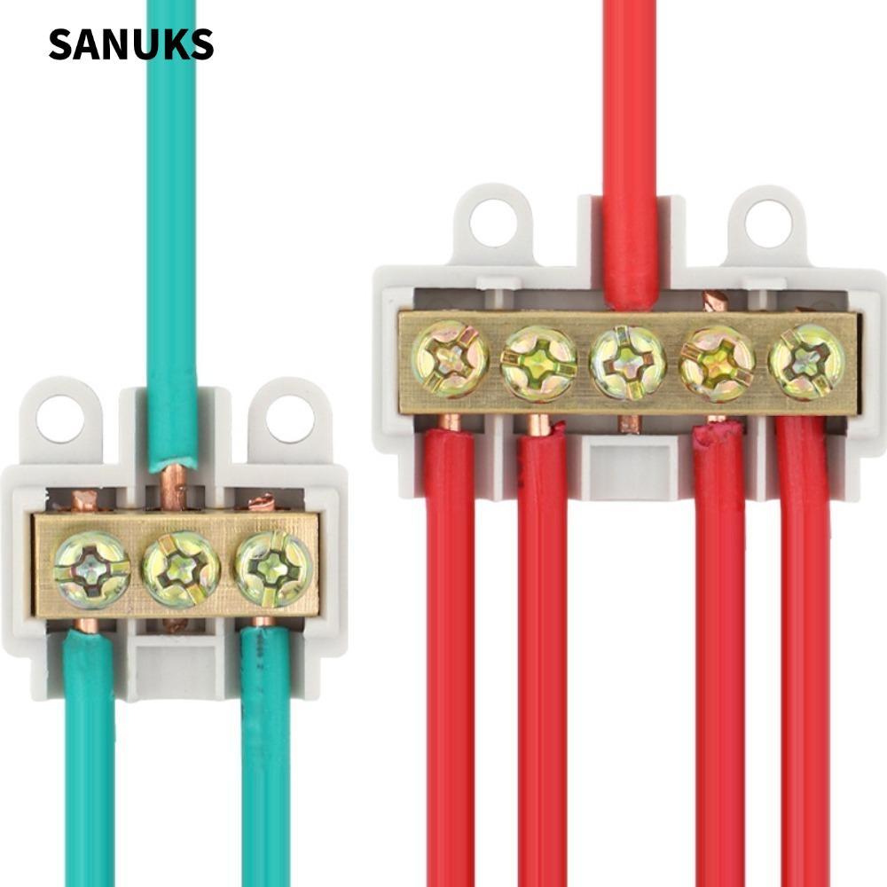 SANUKS  ขั้วต่อสายไฟชนิด T เทอร์มินอลบล็อกเทอร์มินัล ZK-M306 ZK-M406 คีมล็อคแบบรวดเร็ว สากลสากลสากล ขั้วต่อสายไฟแบบเร็ว