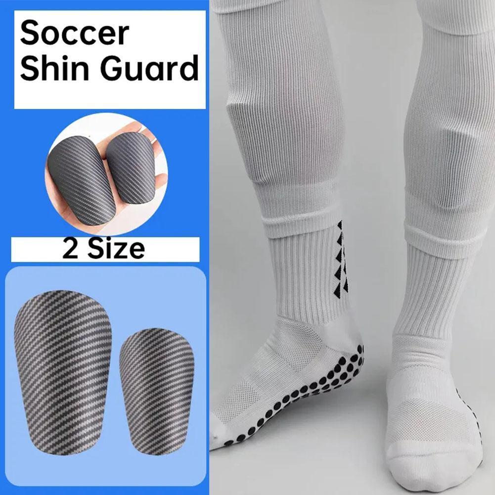 ฟุตบอล Shin Guard Shinpads Shin Support ขา Rotector คาร์บอนไฟเบอร์ Shin ขา Guard Pad สําหรับ U0u4