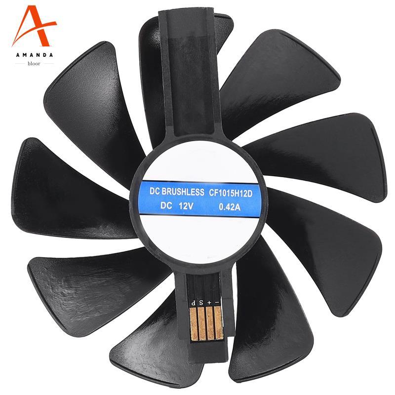 95 มม.CF1015H12D DC12V การ์ด Cooler พัดลมระบายความร้อนเปลี่ยนสําหรับ Sapphire NITRO RX480 8G RX 470 