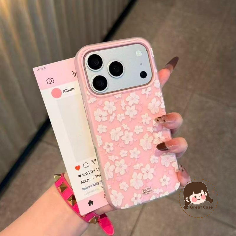 Insสไตล์Camellia 2in1 Matteเคสโทรศัพท์สําหรับVivo Y18 Y18T Y18i Y18E Y17 Y17S Y16 Y15S Y15A Y15 Y12 
