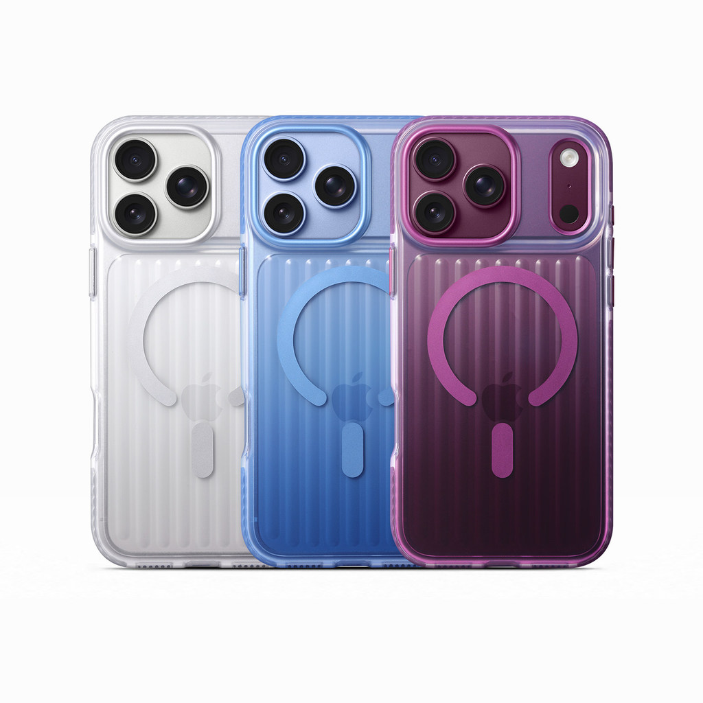QUMI QUMI Simple Gradient ลูกฟูกแม่เหล็กที่ใช้งานได้ iPhone18promax เคสโทรศัพท์ Apple 18promax Apple
