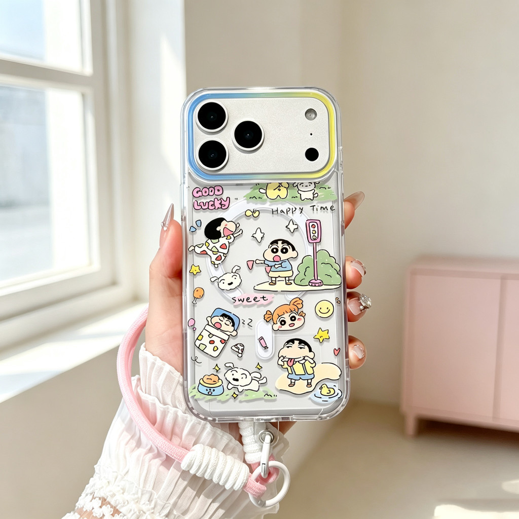 เข้ากันได้ เคสไอโฟน 18/17promax 17air iPhone 16pro Apple 15promax 14plus 13promax 12 11pro-HLYCK701