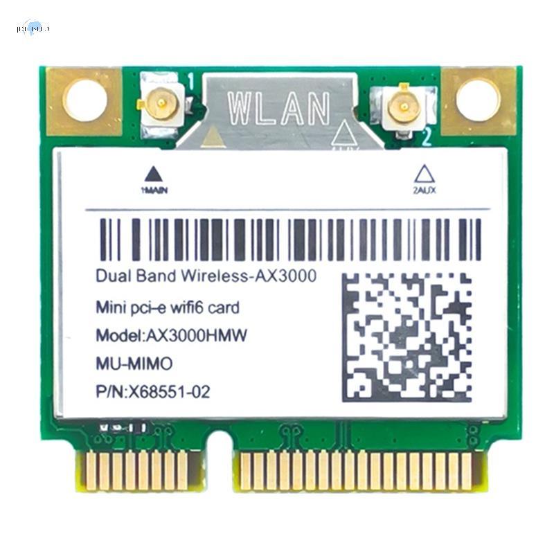 WiFi การ์ด PCB WiFi การ์ด AX200 AX3000HMW PCI-E WiFi 6 อะแดปเตอร์ไร้สาย 2.4G/5G บลูทูธ 5.1 802.11AX 