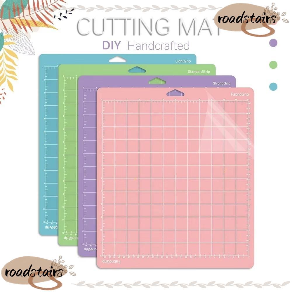 แผ่นรองตัด ROADSTAIRS แผ่นรองตัดกาวกันลื่น, การ์ดหนา PVC แบบใช้ซ้ําได้ Cameo Silhouette Cricut Mat ส